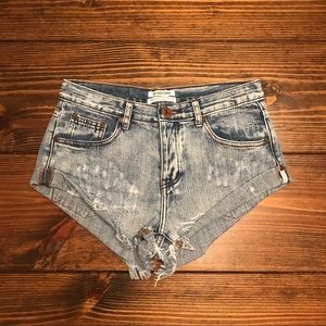 One Teaspoon Bandits- non stretch denim- Size 26